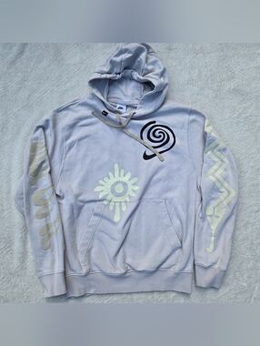 Nike NSW Club Cream Pullover Hoodie Sz S